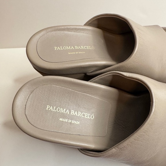 Paloma Barcelo Aliz Women's Tan Wedge Sandals. Size 37 - Picture 4 of 10